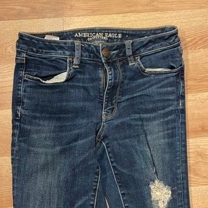 American Eagle ripped jeans